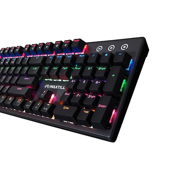  맥스틸 기계식 키보드 TRON G610K V2 레인보우LED 청축 갈축 적축