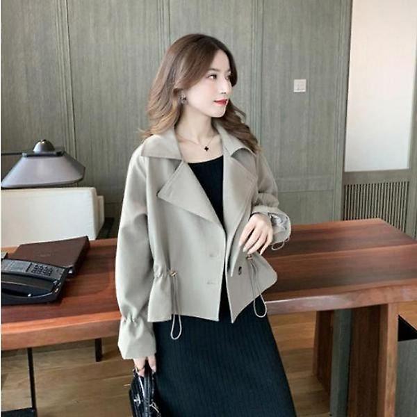  핏이 트렌치 스트링 자켓 숏 예쁜 짝꿍닷컴 아우터 자