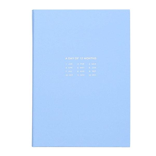  일기장 열두 달의 하루일기장 3년 블루 감정일기 노트