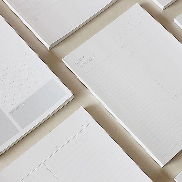  더심플 데일리 위클리 먼슬리 스케줄러 떡메모지 A5