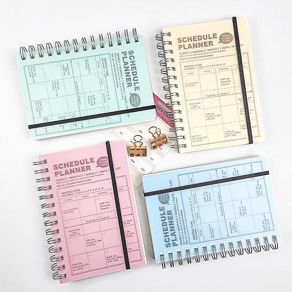  아이비스 4500 PP밴드 스케줄플래너(SP) 색상랜덤 1개