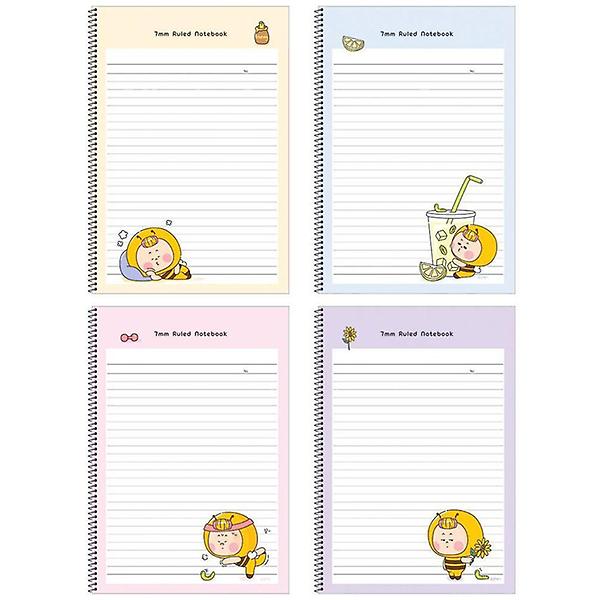  슬림원링노트 아이비스 1000 1박스 꿀탱이 11614 180