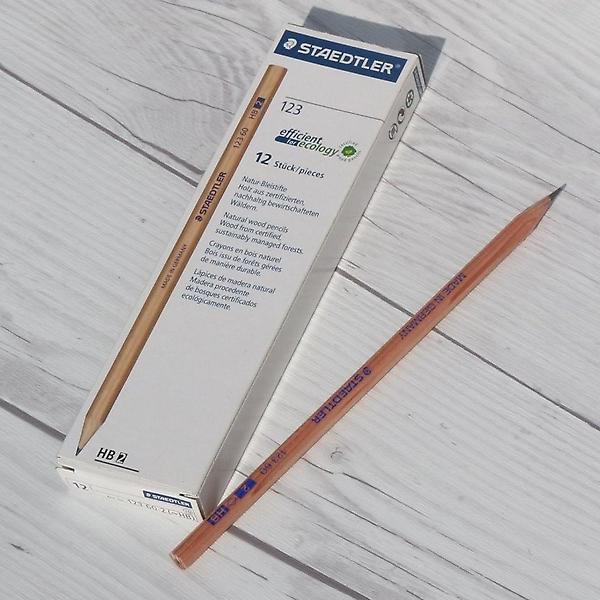  스테들러 독일산 클래식 내츄럴 우드연필 HB 1다스