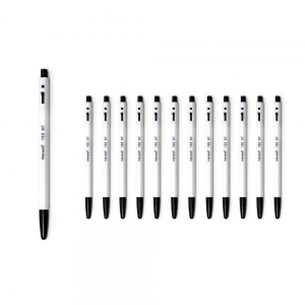  모나미153기본볼펜12p세트(0.7mm)검정색볼펜