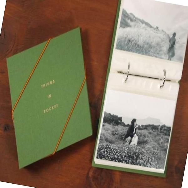  싱글 포켓앨범 4X6 그린 홀더 콜렉트북 추억