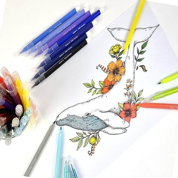  논드라이사인펜 16색 토루 향기 필기 사무용품 아동