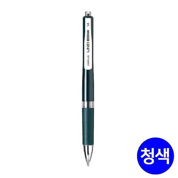  단색 청색 볼펜 12개입 1.0 1다스 그래비티 라인1