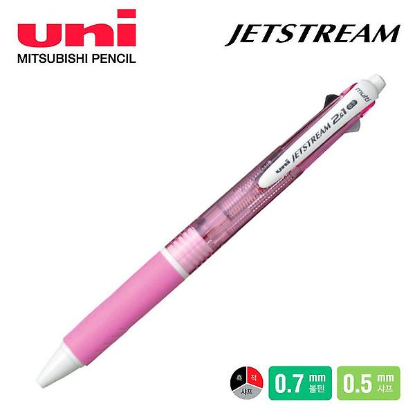 멀티펜 2플러스1 핑크 0.7mm 제트스트림