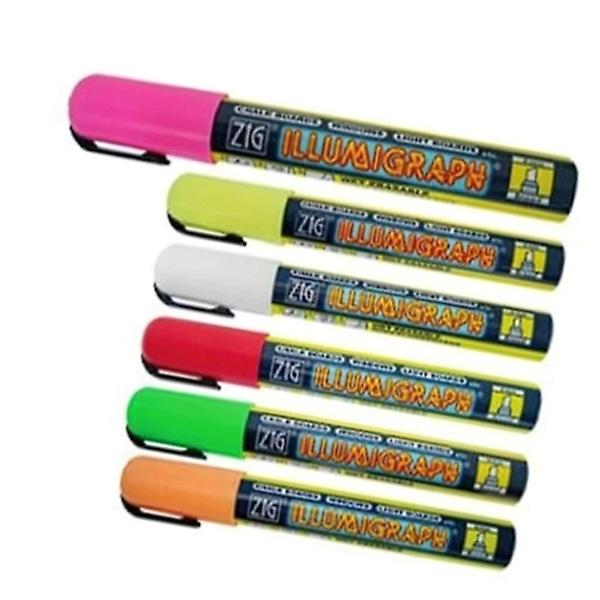  보드 네온 마카 노랑색 6mm 행사판 입간판 디자인