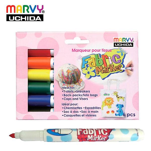  마카 우찌다 문구 A세트 6색 패브릭