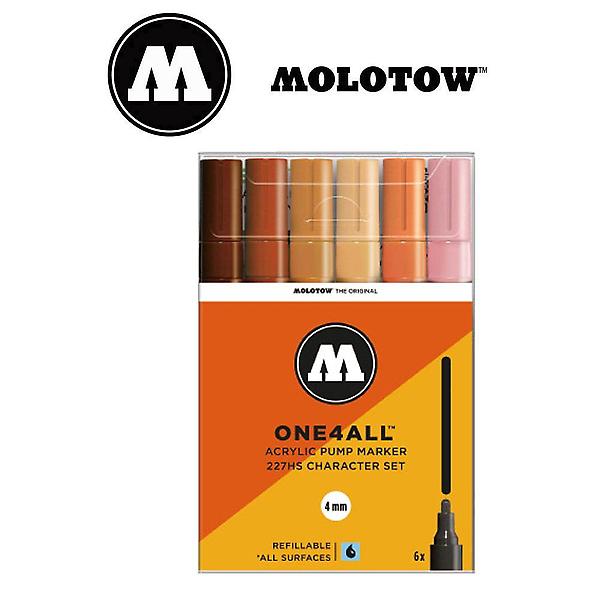  227HS 원포올 캐릭터 6색 마카세트 모로토우