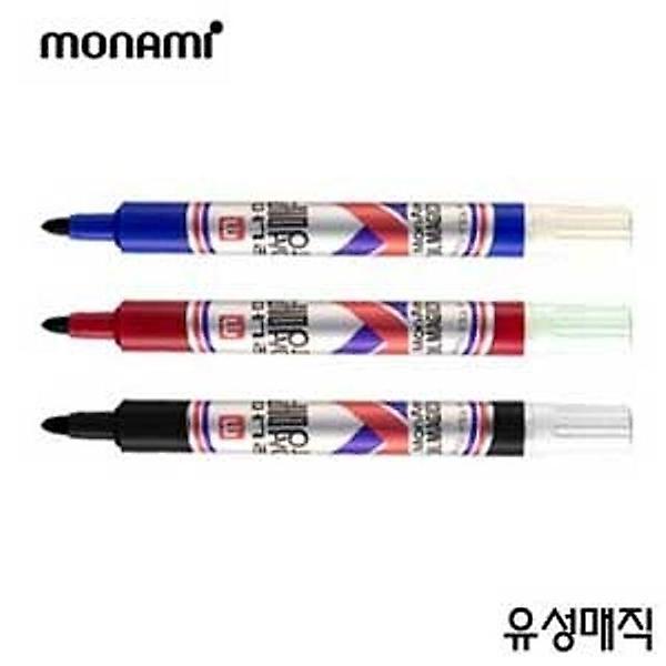  모나미 유성매직 둥근닙 1타(12개입