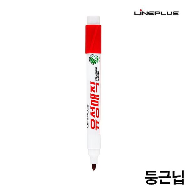  페놀 유성매직 (둥근닙) (12개입) 1다스 (빨강색)