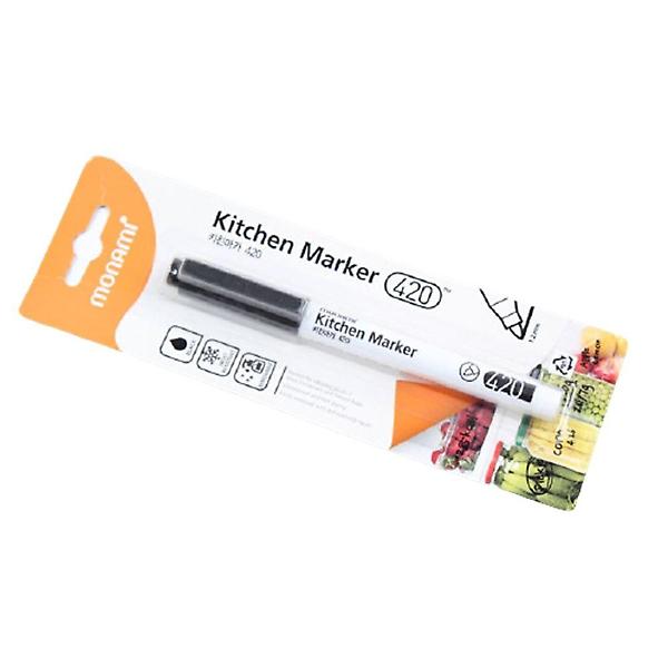  주방 냉장 냉동 음식용기 비닐용 키친마카 블랙 1.2mm