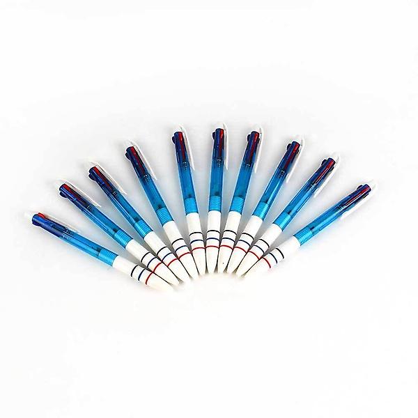  볼펜 3색 10개입 멀티펜 0.7mm 사무용펜