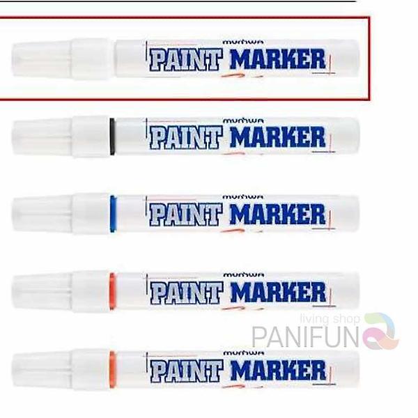  페인트마카 흰색 3개 윈도우페인팅 유리마카 일러스트