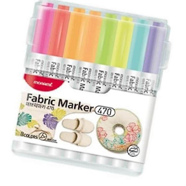  패브릭 마카펜 470 B세트 8컬러 리폼 캔버스 모자