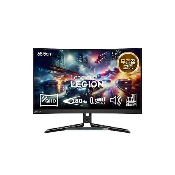 [레노버] 레노버 게이밍 모니터 QHD 커브드 180Hz 무결점 AS 3년 68.5cm R27qc-30
