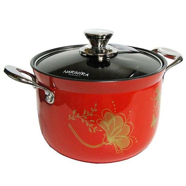  나리히라 경질 냄비 곰솥 양수 넘침방지 냄비 22cm