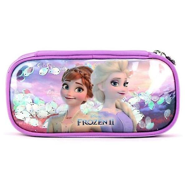  겨울왕국 필통 학용품 파우치 스팽글 펜슬 케이스