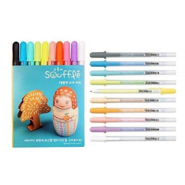  사쿠라 겔리롤 수플레 젤펜 10색 세트