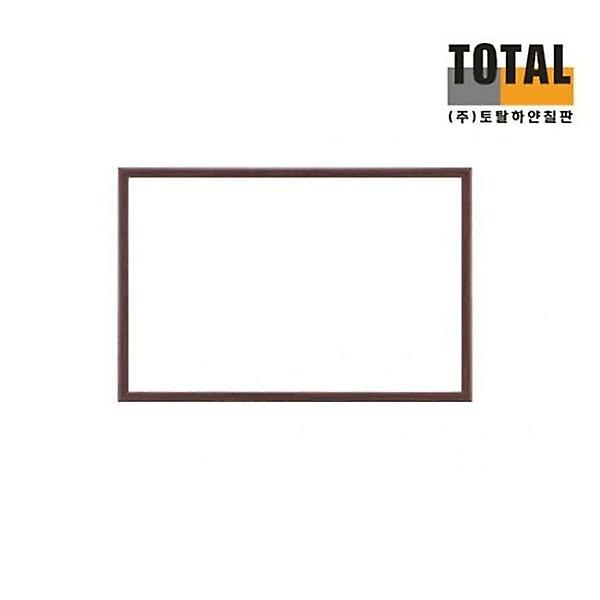  화이트보드 월넛우드 재질 400x600