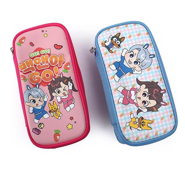  샌드박스 백앤아 캐릭터 학생 필통 연필 펜슬 파우치