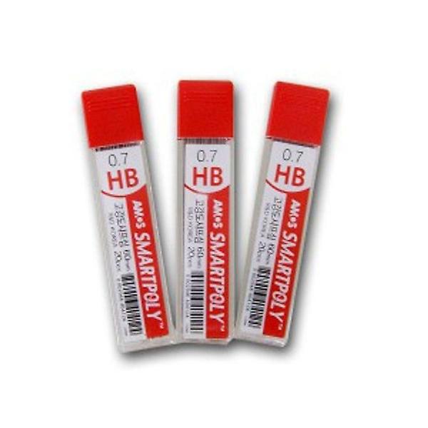  샤프심 0.7mm 12p HB 학용품 학생 필기 도구 샤프 심