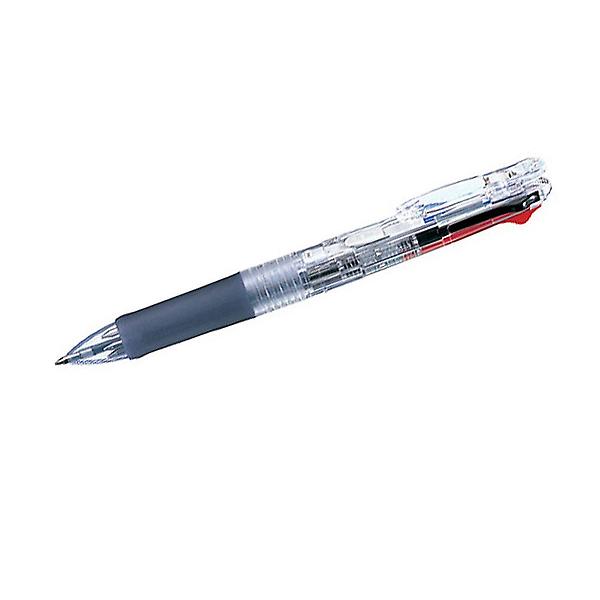  제브라 4색 볼펜 0.7mm 투명 1P 깔끔한 부드러운 볼팬
