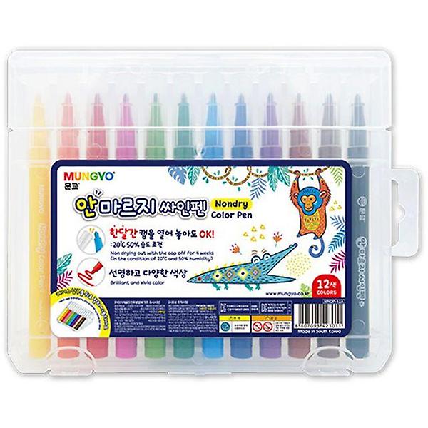  문교 안마르지 사인펜 12색