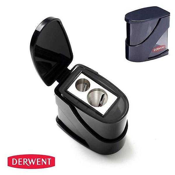 더웬트 일반연필+색연필 겸용 휴대용 2홀 캡 연필깎이