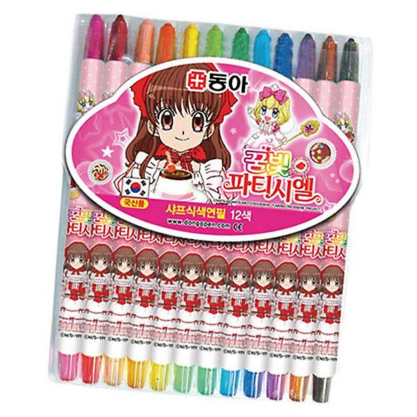  동아 샤프식 색연필 12색 여 1SET 필기구 학용품 문구