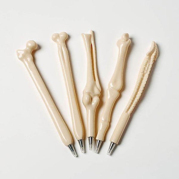  오싹 뼈다귀 세트 문구 검정심 팬시 볼펜 5종