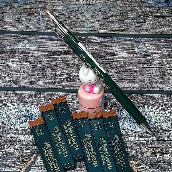  파버카스텔 0.5mm 촉보호 심경도 제도샤프 TK-Fine+심