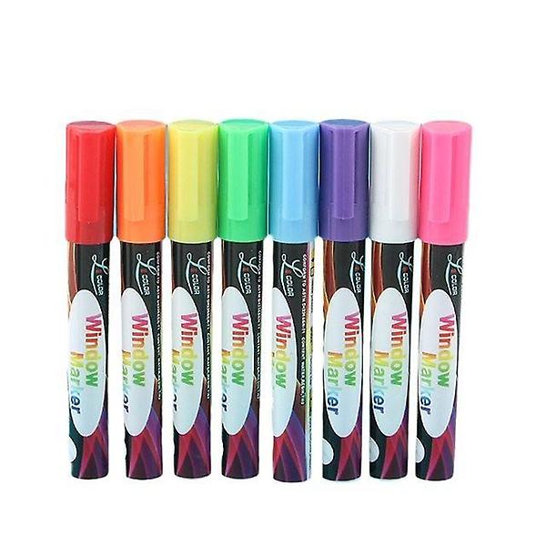  형광 마킹펜 보드 마카 8색상