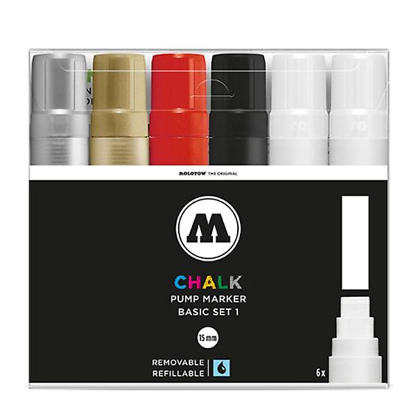  마카펜 초크 펌프 마커 15mm 베이직세트 no.1