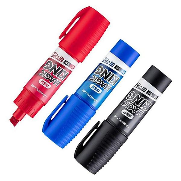  매직킹 유성매직 10mm 점보사이즈닙 12개입 세트 1P