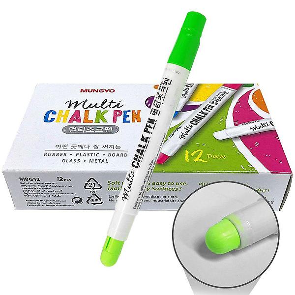  파스텔 블랙보드펜 1타스 다목적 유리 초크펜12p