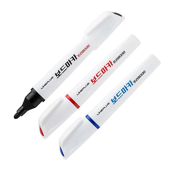  삼각 보드마카 트리마330 12개입 2P 둥근닙 마카펜