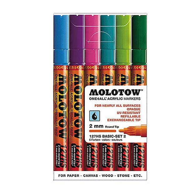  모로토우 원포올 127HS 베이직 6색 마카세트 no.2