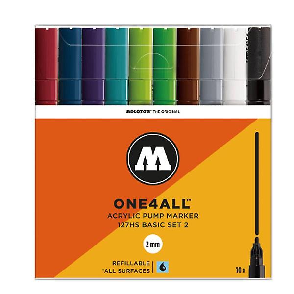  모로토우 원포올 127HS 베이직 10색 마카세트 no.2