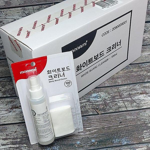  모나미 화이트보드 크리너+천 Set 1Box(12개입)