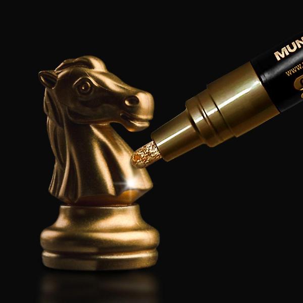  크롬 마커 단품 금색 은색 동색