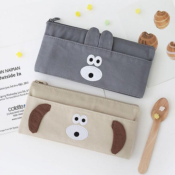  브런치 브라더 버니 퍼피 폴더블 필통 펜 케이스