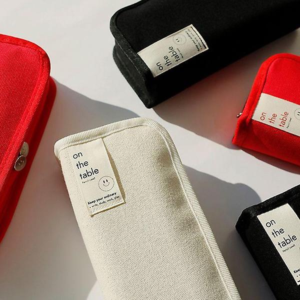  캔버스 포켓 펜케이스 필통 다용도파우치 펜슬케이스