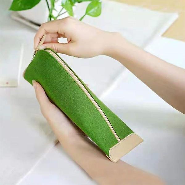  오픈형 펜슬 케이스 지퍼 패브릭 펜 파우치 필통