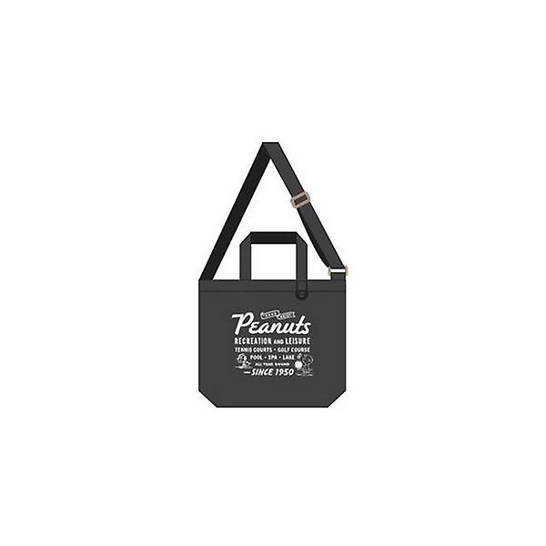  피너츠 에코백 블랙 에이치엠플러스