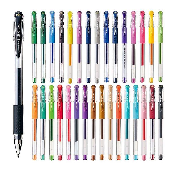  시그노볼펜 UM-151 0.38 (레드) (적색) 10개입