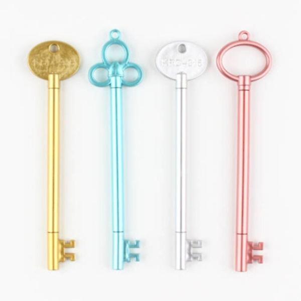  칼라 열쇠볼펜(12개입) Z5