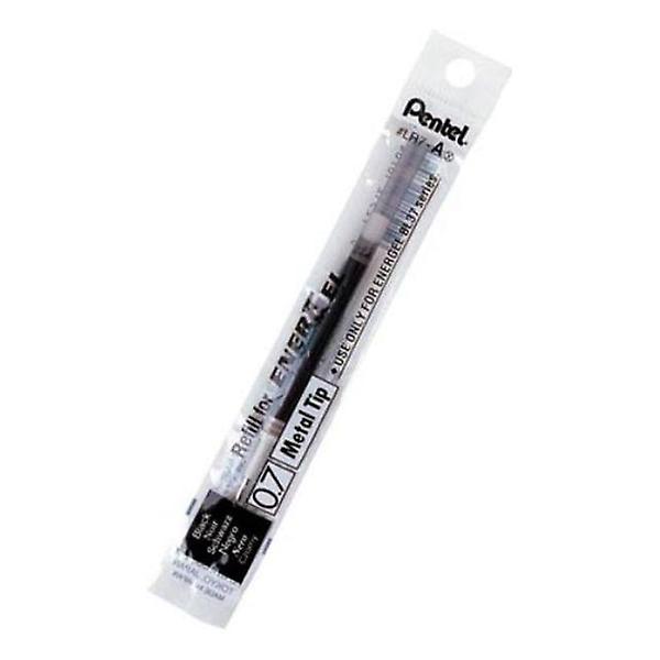  펜텔 에너겔 메탈포인트펜 리필 LR7 0.7mm흑색12개 MO